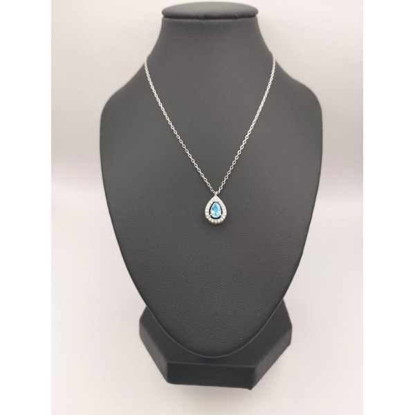 Κολιέ δάκρυ ασημένιο 925 ΚΑΕ78