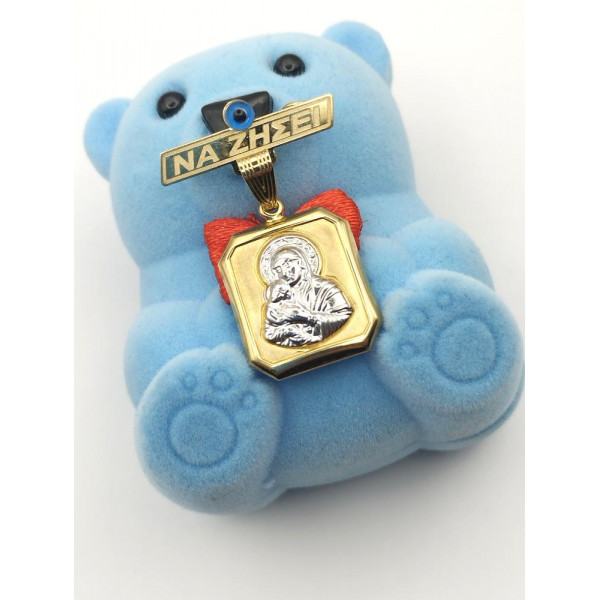 Παραμάνα ματάκι χρυσή 9Κ ΠΚΧ46