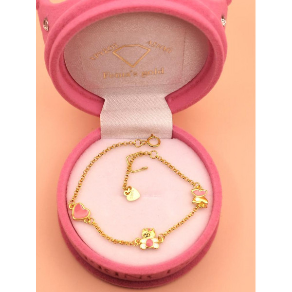 Βραχιόλι παιδικό ασημένιο 925 ΠΑΒ19