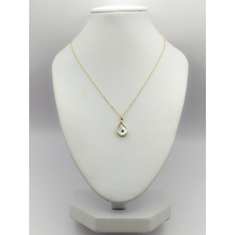 Κολιέ ματάκι χρυσό 9Κ ΚΛΧ106
