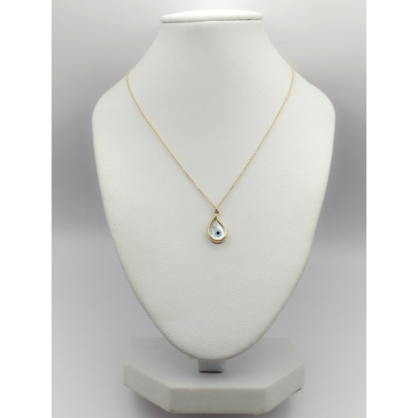 Κολιέ ματάκι χρυσό 9Κ ΚΛΧ106