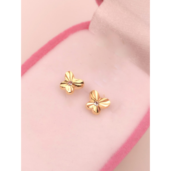 Σκουλαρίκια παιδικά χρυσά 9Κ ΠΚΧ115