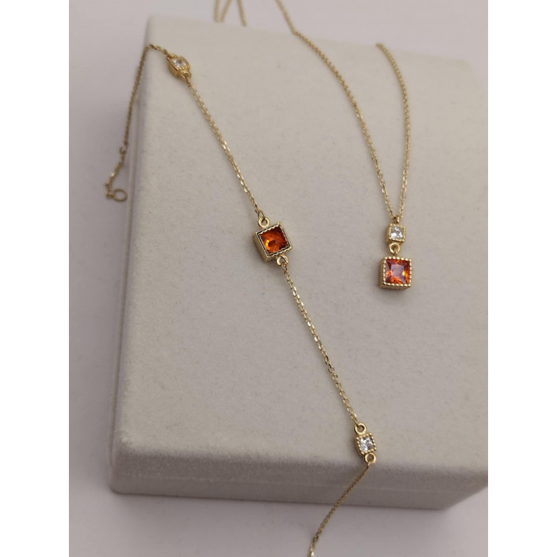 Σέτ κολιέ βραχιόλι 9Κ ΣΧΚ13