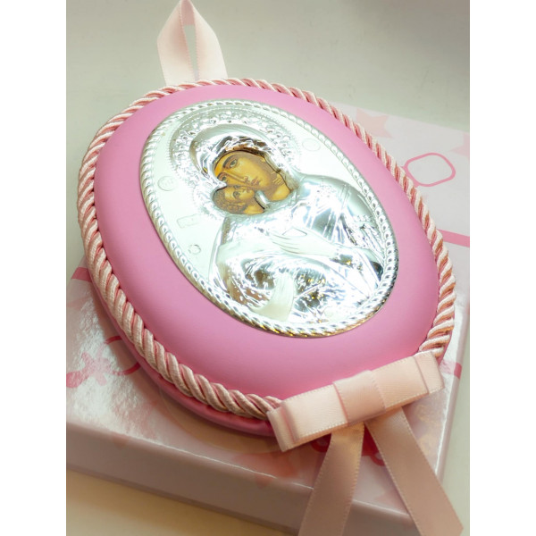 Παναγίτσα για κούνια ασημένια 925