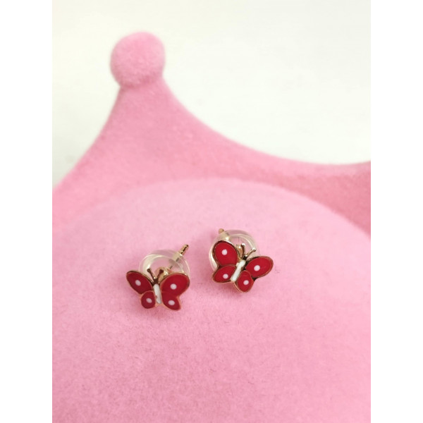 Σκουλαρίκια παιδικά χρυσά 9Κ ΠΚΧ187