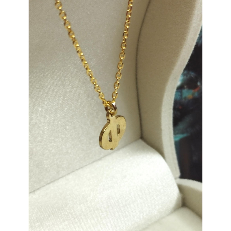 Κολιέ μονόγραμμα ασημένιο...