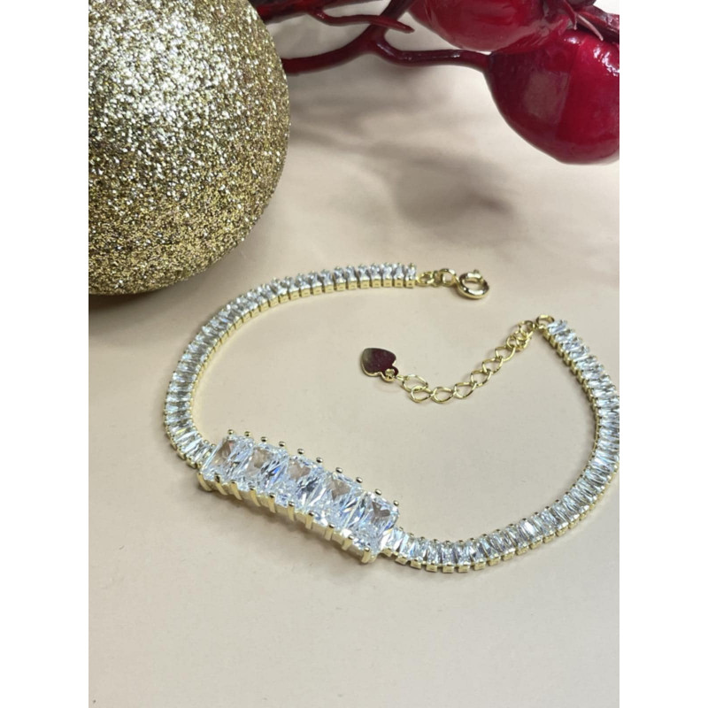 Βραχιόλι ριβιέρα ασημένιο...