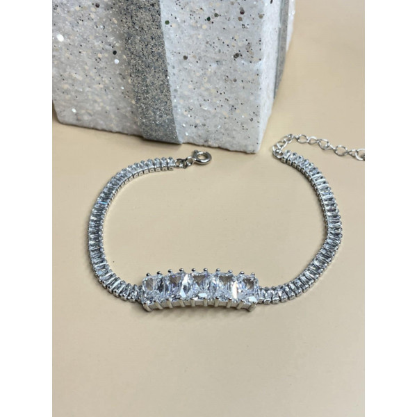 Βραχιόλι ριβιέρα ασημένιο 925 ΒΑΕ86