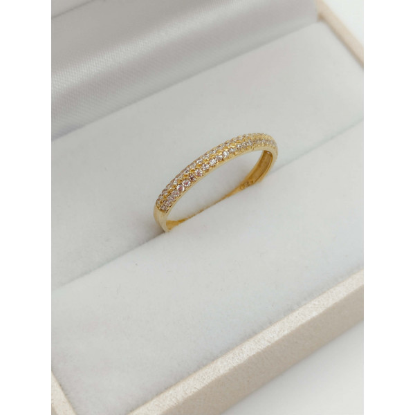 Δαχτυλίδι ημίβερο χρυσό 14Κ ΔΧΛ119